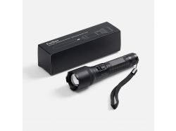 Фонарь аккумуляторный с фокусировкой луча FarSee, черный