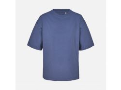 Футболка оверсайз женская Boxy Women, синяя (джинс)