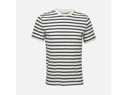 Футболка унисекс Legend, молочно-белая с темно-синим