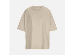 Футболка оверсайз женская Boxy Women, бежевая (льняная)