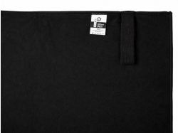 Легкое полотенце Gulpi  из микрофибры RPET с ремешком для складывания, 70*120 см, черный