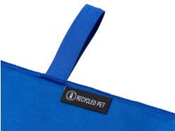 Легкое полотенце Gulpi  из микрофибры RPET с ремешком для складывания, 70*120 см, королевский синий