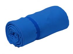 Легкое полотенце Gulpi  из микрофибры RPET с ремешком для складывания, 70*120 см, королевский синий