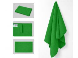 Легкое полотенце Gulpi  из микрофибры RPET с ремешком для складывания, 70*120 см, папоротниковый
