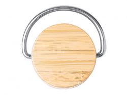 Термобутылка «Мэйер» из нержавеющей стали, с бамбуковой крышкой, серебристый