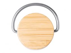 Термобутылка «Мэйер» из нержавеющей стали, с бамбуковой крышкой, серебристый