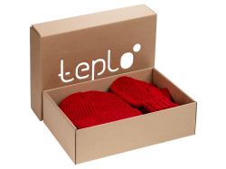 Набор Nordkyn Full Set с шарфом, красный