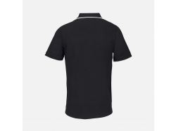 Рубашка поло унисекс Palermo, черная с белым