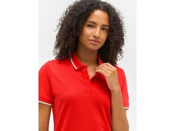 Рубашка поло унисекс Palermo, темно-синяя с белым