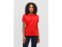 Рубашка поло унисекс Palermo, ярко-синяя с белым