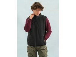 Жилет софтшелл унисекс Falcon BW, черный