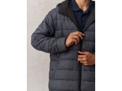 Куртка-парка унисекс Reverse, черная