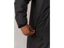 Куртка-парка унисекс Reverse, черная