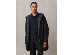 Куртка-парка унисекс Reverse, черная