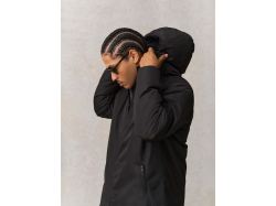 Куртка-парка унисекс Reverse, черная