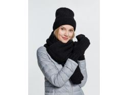 Набор Nordkyn Full Set с шарфом, черный