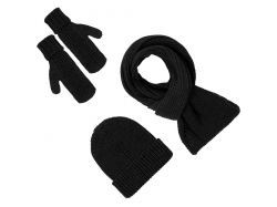 Набор Nordkyn Full Set с шарфом, черный