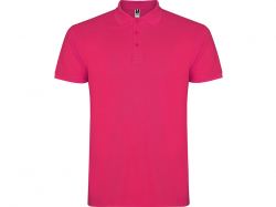 Рубашка поло "Star" мужская, фуксия