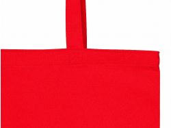 Сумка «Твил» из хлопка, 210 г/м2, красный