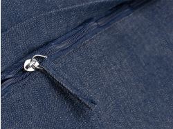 Сумка из переработанной джинсовой ткани «Кирк» с передним карманом на молнии