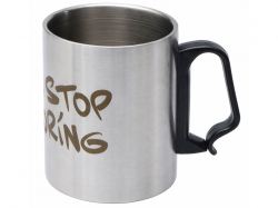 Стальная кружка с двойными стенками 