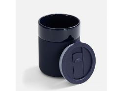 Кружка Nabo с силиконовым держателем, темно-синяя
