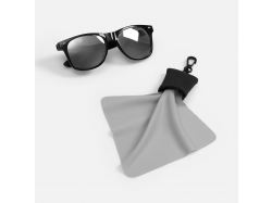 Очищающая салфетка Specta, серая с черным