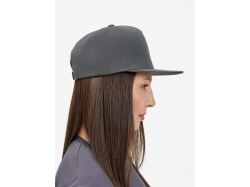 Бейсболка Epicore с прямым козырьком, серая