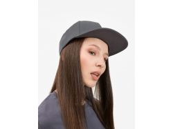 Бейсболка Epicore с прямым козырьком, серая