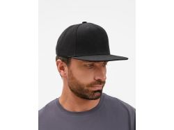 Бейсболка Epicore с прямым козырьком, черная