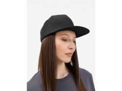 Бейсболка Epicore с прямым козырьком, черная