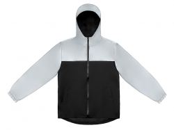 Ветровка светоотражающая «Рефлектор гибрид», светоотражающий/черный