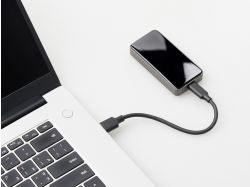 Внешний SSD диск с подсветкой гравировки  «Слэш», 256 ГБ