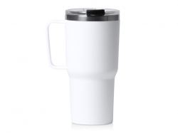 Термокружка «Кенчер» с двойными стенками из нержавеющей стали 304 и полипропилена, белый