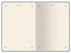 Ежедневник недатированный А5 "Royal", черный с бронзовым срезом