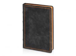 Ежедневник недатированный А5 "Royal", черный с бронзовым срезом