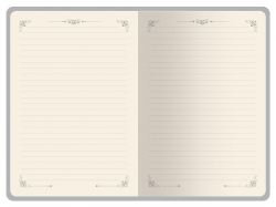 Ежедневник недатированный А5 "Royal", красный с бронзовым срезом