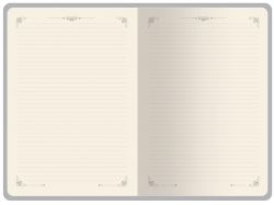 Ежедневник недатированный А4 "Royal", синий с бронзовым срезом