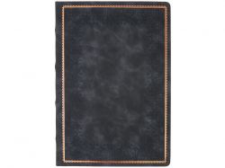Ежедневник недатированный А4 "Royal", черный с бронзовым срезом