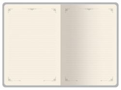 Ежедневник недатированный А4 "Royal", коричневый с бронзовым срезом