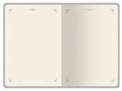 Ежедневник недатированный А4 "Royal", красный с бронзовым срезом