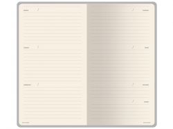 Еженедельник недатированный А6 "Black" с нашивкой, черный