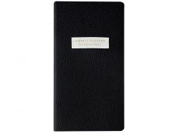 Еженедельник недатированный А6 "Black" с нашивкой, черный