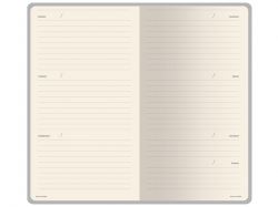 Еженедельник недатированный А6 "Morandi. Пыльная роза" с нашивкой, пыльно-розовый