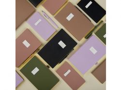 Еженедельник недатированный А6 "Zefir"с нашивкой, сиреневый