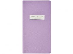 Еженедельник недатированный А6 "Zefir"с нашивкой, сиреневый