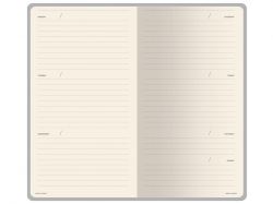 Еженедельник недатированный А6 "Zefir"с нашивкой, сиреневый