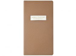 Еженедельник недатированный А6 "Total beige" с нашивкой, бежевый