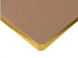 Еженедельник недатированный А6 "Total beige" с нашивкой, бежевый