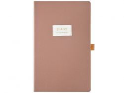 Ежедневник недатированный А5 "Morandi. Пыльная роза" с нашивкой, пыльно-розовый